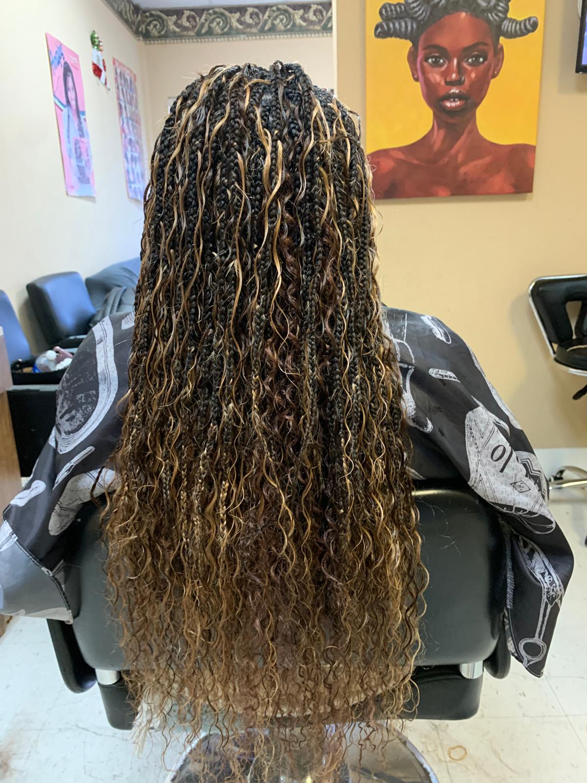 Ashley African Hair Braiding Logo Ashley African Hair Braiding Logo