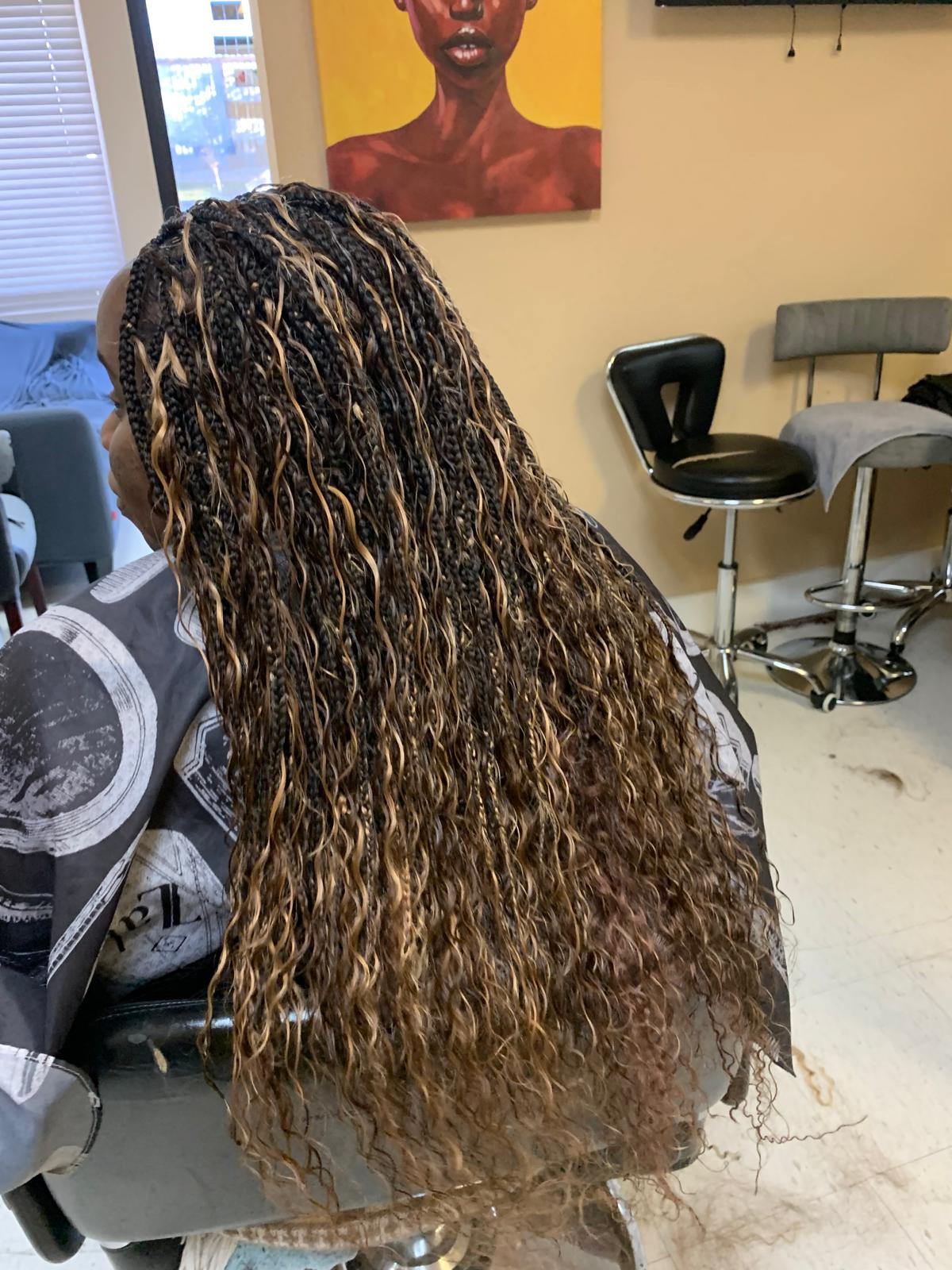 Ashley African Hair Braiding Logo Ashley African Hair Braiding Logo