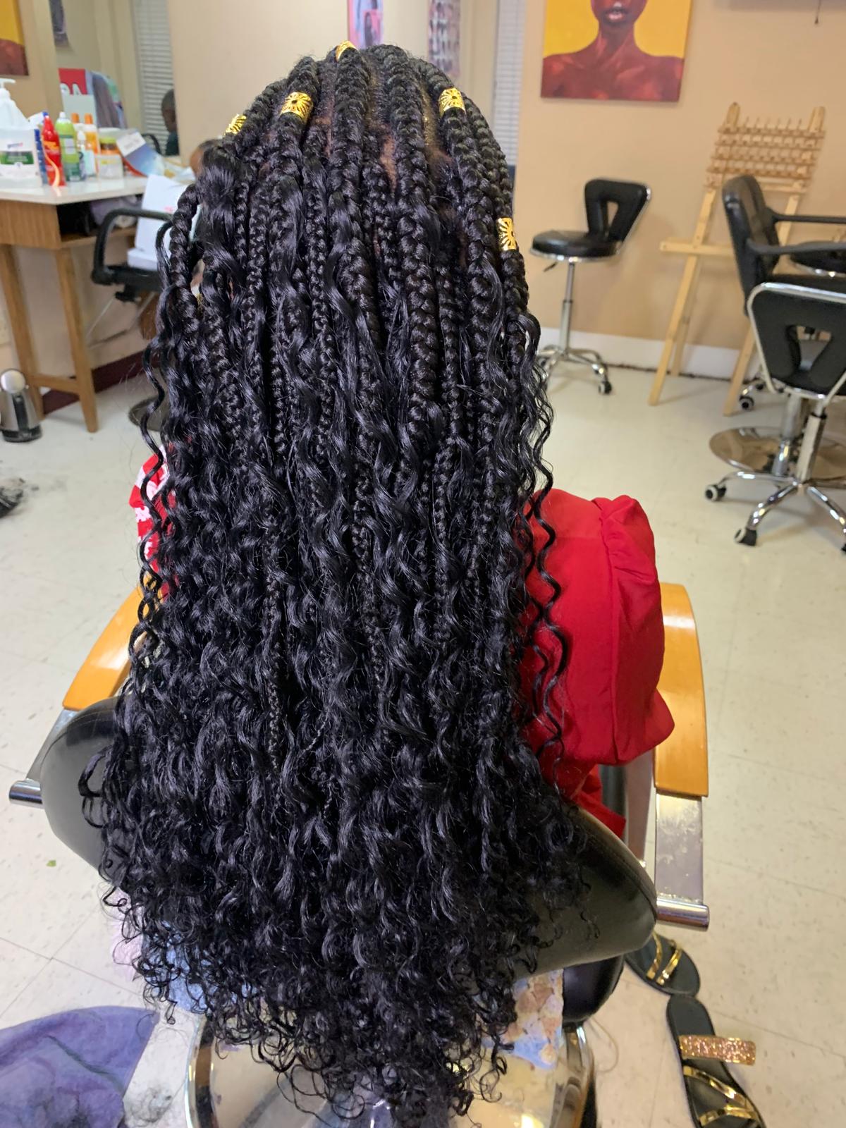 Ashley African Hair Braiding Logo Ashley African Hair Braiding Logo