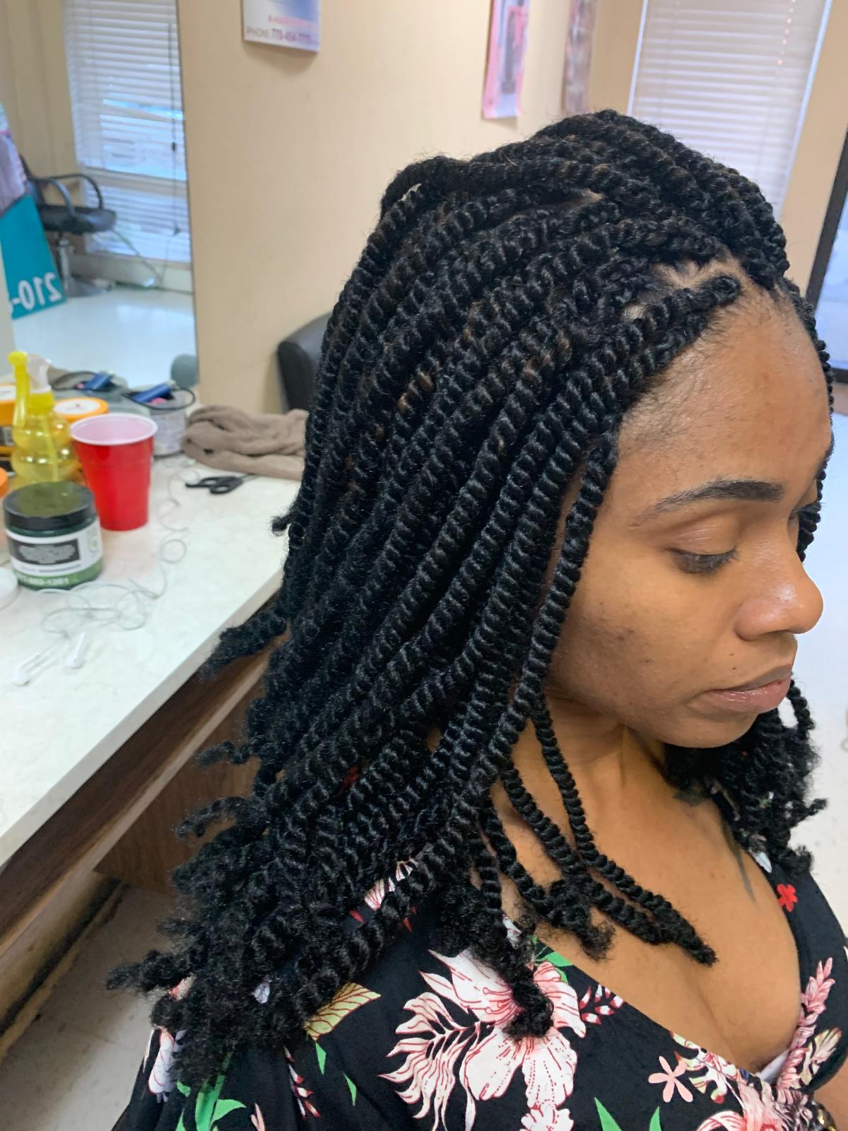 Ashley African Hair Braiding Logo Ashley African Hair Braiding Logo