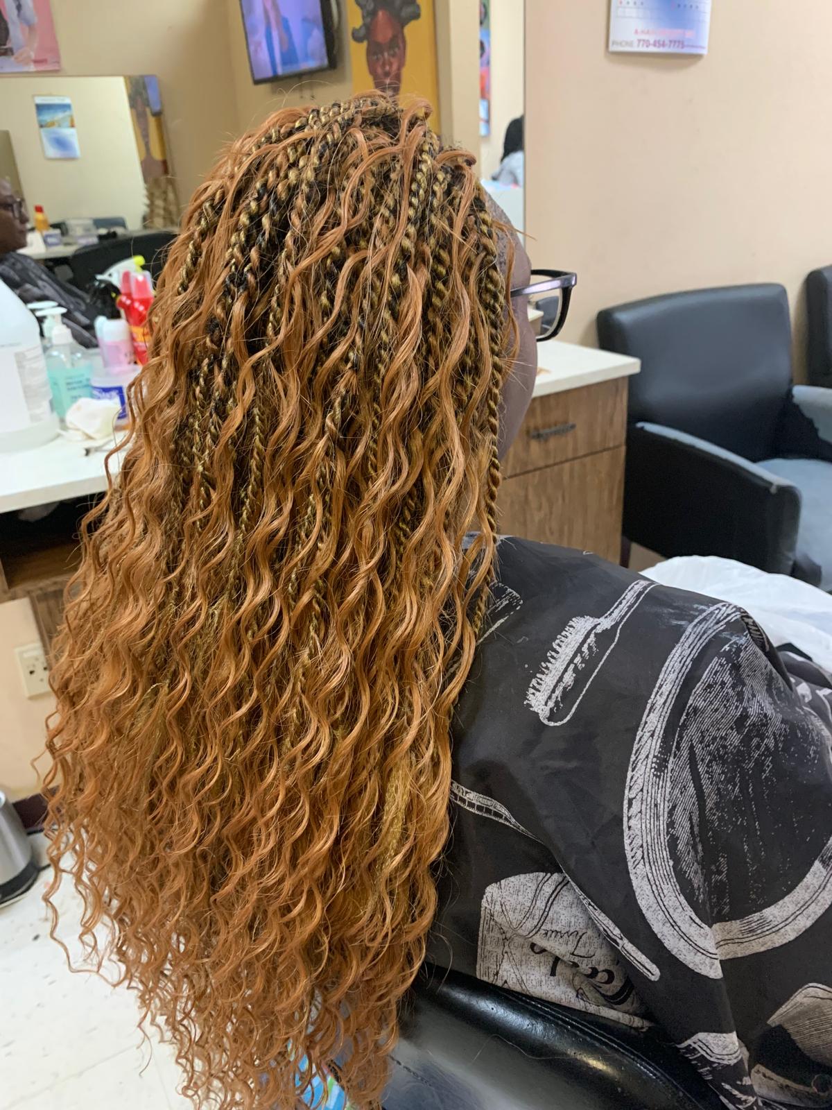 Ashley African Hair Braiding Logo Ashley African Hair Braiding Logo