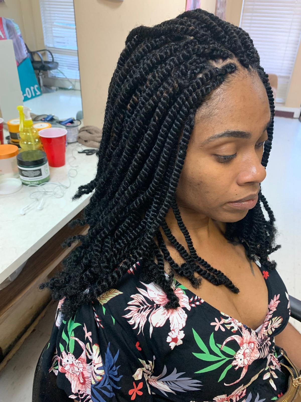 Ashley African Hair Braiding Logo Ashley African Hair Braiding Logo