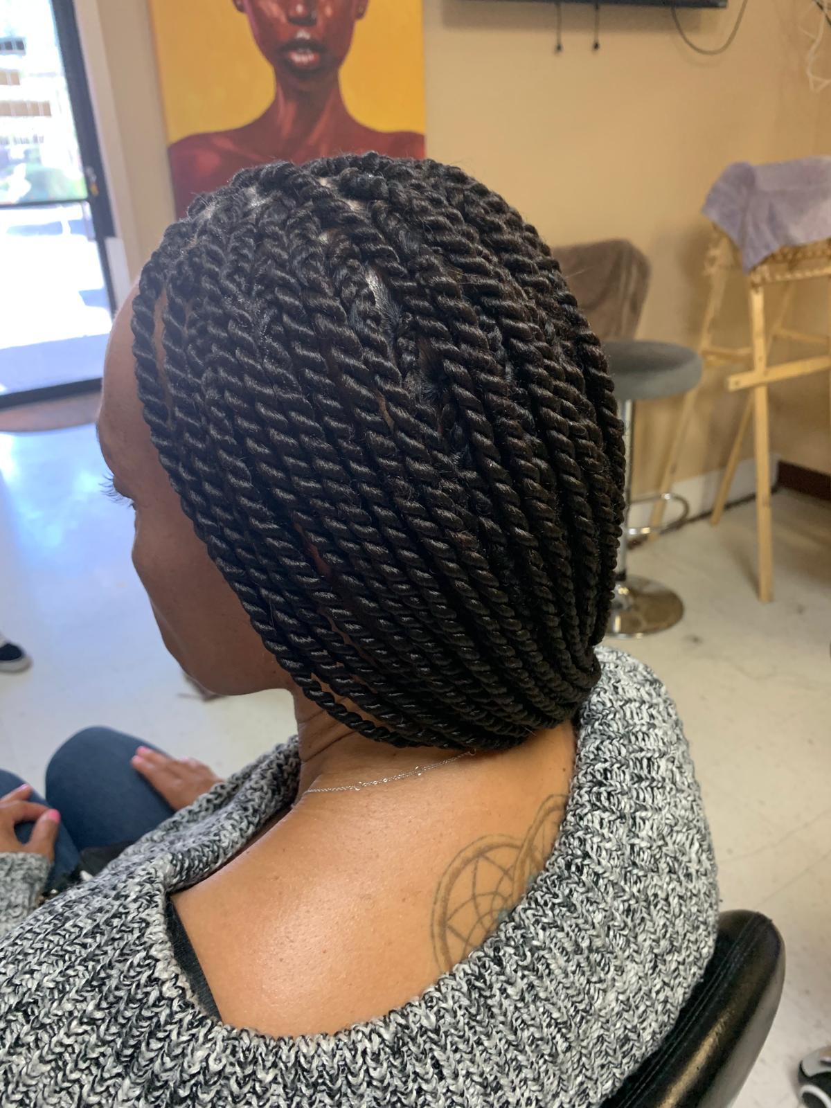 Ashley African Hair Braiding Logo Ashley African Hair Braiding Logo